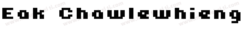 Eak Chawlewhieng UNI字体转换